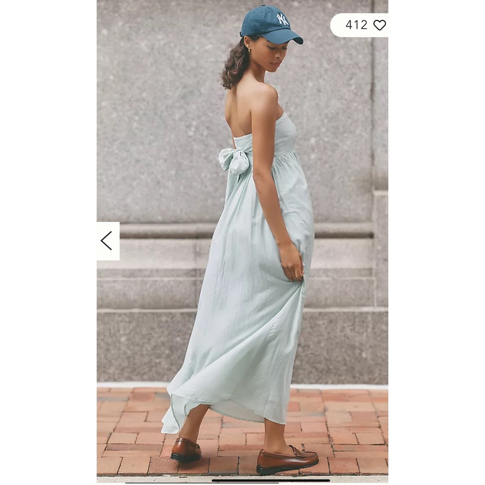 Sundays Aphrodite Strapless Maxi Dress NWT
SIZE M

in sky gray - Picture 2 of 16